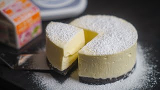 【ゼラチン不要】ふわとろのレアチーズケーキを探求する｜シェフの簡単おやつレシピ