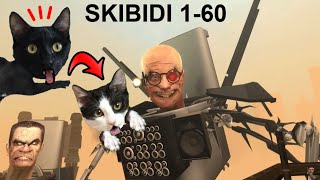 Skibidi Toilet 1-60 pero reaccionando con gatitos Luna y Estrella / skibidi dop dop dop yes yes by Videos divertidos de gatos Luna y Estrella 149,043 views 7 months ago 35 minutes