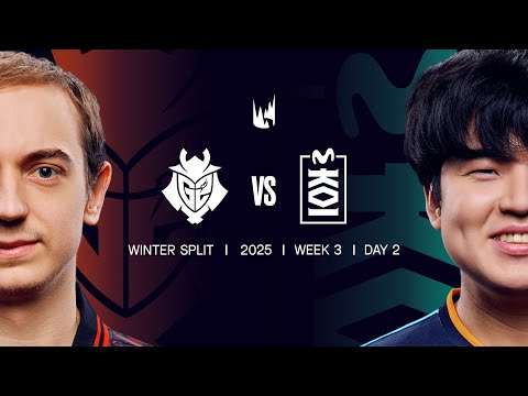 G2 vs Movistar KOI | LEC Winter 2025 | Week 3 Day2