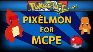 PIXELMON FOR MINECRAFT PE (pocket edition)  pokecraft mod review screenshot 3