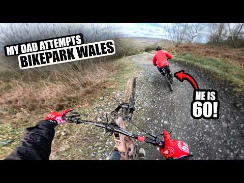 My 60 Year Old Dad Attempts Bikepark Wales!!