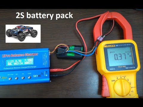 DIY 2S LI ION battery for RC Car - 2s charging Imax B6 