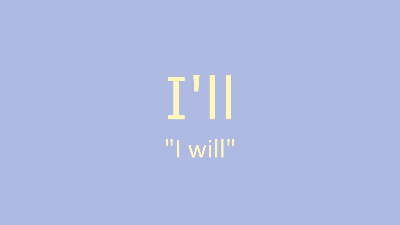English Pronunciation - I'll | English Tutor - YouTube