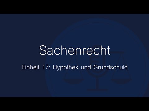 Video: Hypothek Auf Eine Hypothek: Zweck Und Wesen Des Dokuments