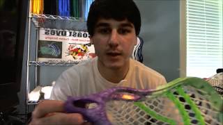 Warrior Evolyte Marble Dye and Hard Mesh Stringing