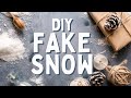 Easy DIY Fake Snow for Budget-Friendly Winter Crafts