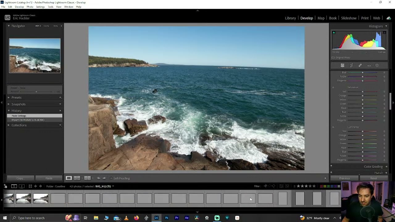 EDIT STREAM - Adobe Lightroom - Acadia National Park 1Shot