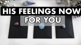 His feelings, thoughts and intentions right NOW💘Pick a card (timeless)Tarot reading.