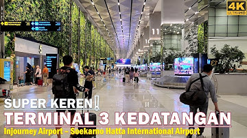 WoW...Superb Terminal 3 Arrival Gate❗Soekarno Hatta International Airport with  new look like forest