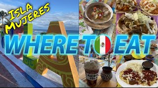 Best LOCAL FOOD on Isla Mujeres (Mexico)
