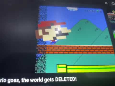 Funny reactions to LEVEL UP videos. Video 1: Everywhere Mario goes the whole world gets deleted.