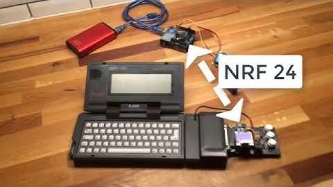 Pofoduino Atari Portfolio Arduino IV : NRF24