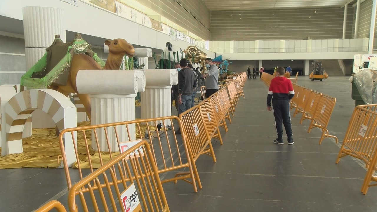 Os Reis Magos solicitan trasladarse ao interior do Recinto Feiral de Pontevedra polo mal tempo