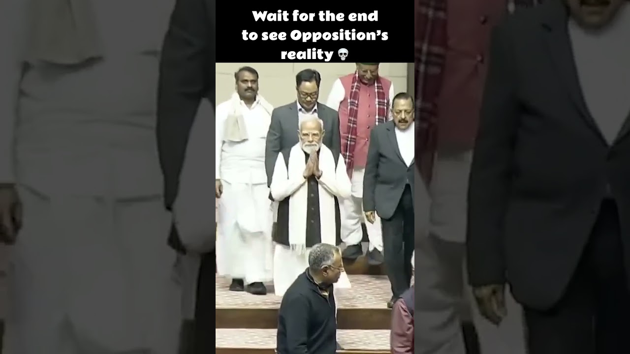 When PM Modi enter, the Opposition Walks Out | Wait till the end to see their real face