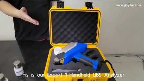 Expert 1 Handheld LIBS Metal Analyzer for Steel Samples