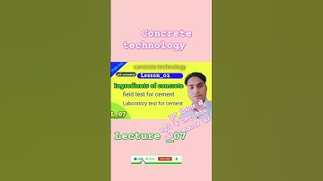 Concrete technology  (lecture _07)#shortvideo#youtubeshorts