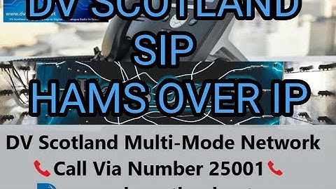 DV Scotland - Hams Over IP- SIP , Cisco 525