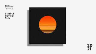 Quick Photoshop Tutorial: Simple Retro Sun effect