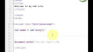 JavaScript 15 -- Array -- Arabic