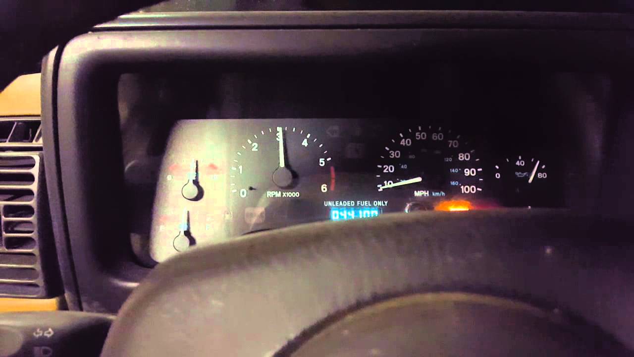 Ls jeep tj all gauges working YouTube