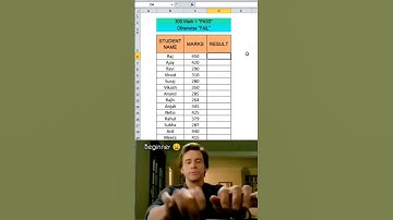 Pass/Fail in Excel Using IF Formula 🎓✅❌ | Easy Tutorial