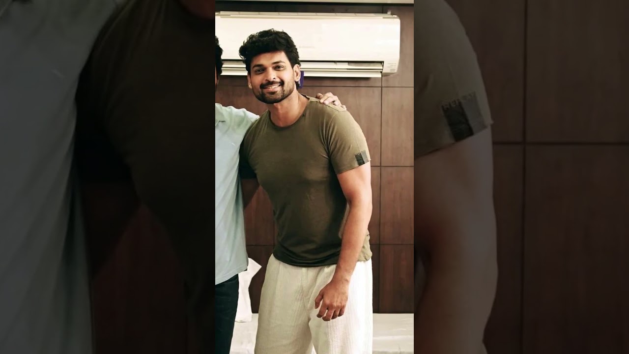 Ajmal Amir with Thalapathy Vijay 