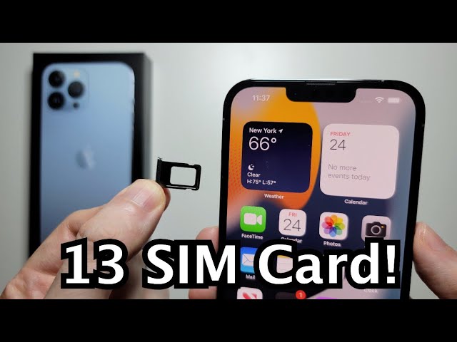 iPhone 13 /13 Pro How to Insert SIM Card!