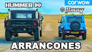 Hummer H1 vs Suzuki Jimny - ARRANCONES *EUA 🇺🇸 vs Japón 🇯🇵*