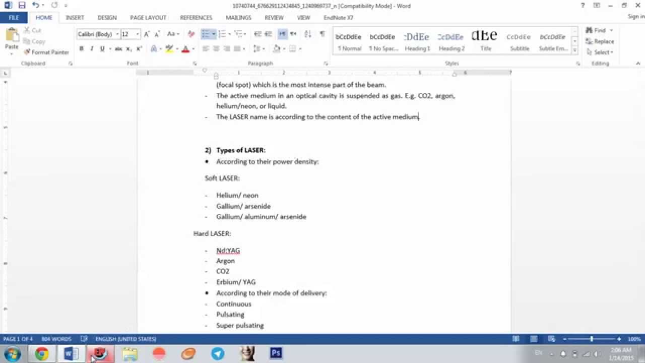 microsoft word endnote how to stop