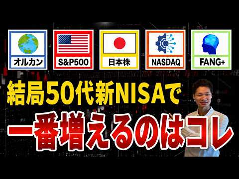 【nisa おすすめ】50代から新NISAはどれが正解？人気5指数をデータで徹底比較