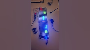 Arduino LED Tetris Animation #arduino #ledlights #mechatronics #tetris