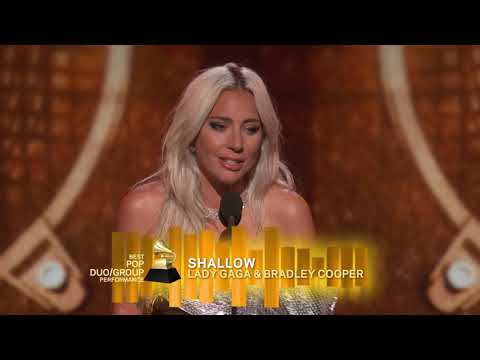 Lady Gaga Wins Best Pop Duo Or Group Performance | 2019 GRAMMYs Acceptance Speech