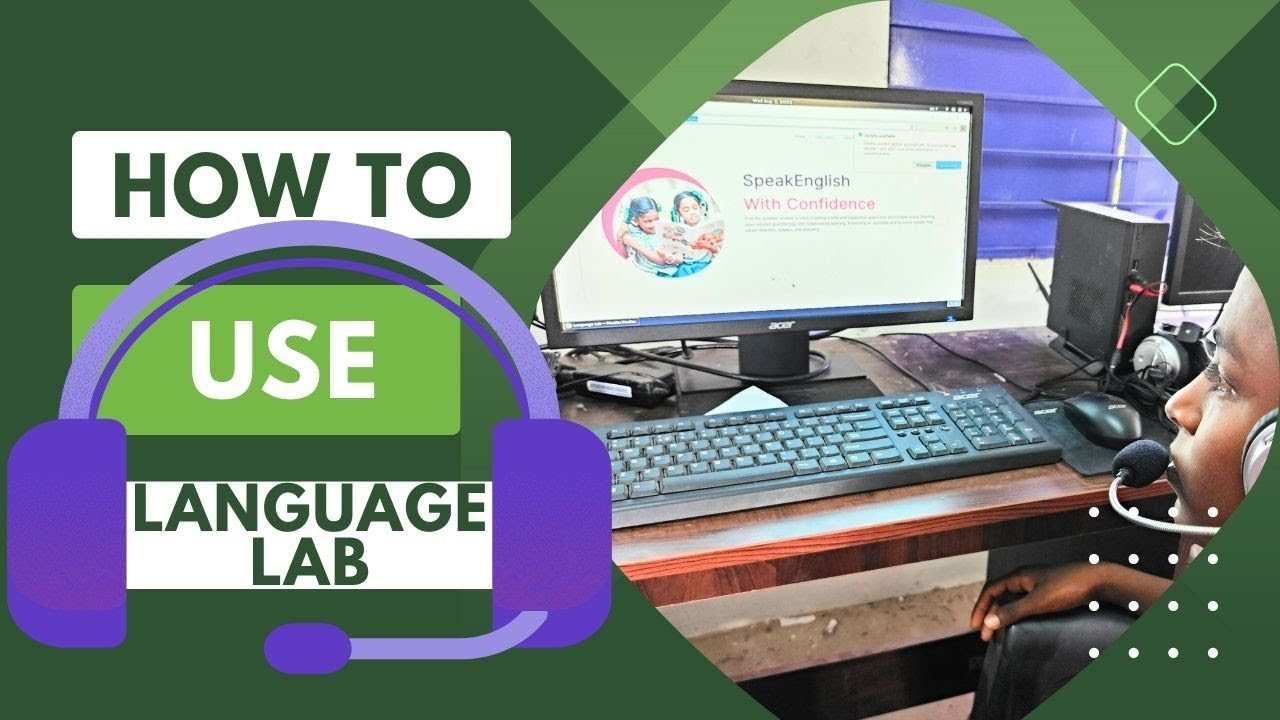 Language lab usage - YouTube