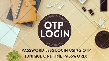 Passwordless login by SMS (OTP Login)