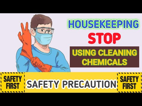 Safety Precautions When Using Cleaning Chemicals | Housekeeping