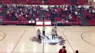 Warriorettes dancing to "I Do" varsity halftime 2012-13