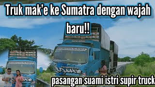 🔴Heboh Truck mak'e ke Sumatra dengan wajah & tampilan baru ‼️