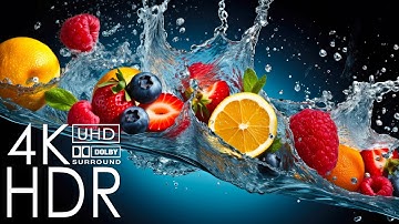 4K ULTRA HD Fruit Video - TV screen color test video - Best Of Dolby Vision 4K HDR 60fps #3
