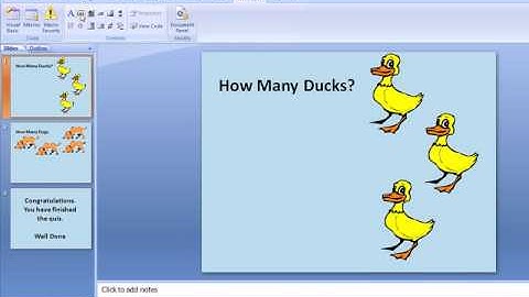 Creating a Quiz Using Code (part 1)