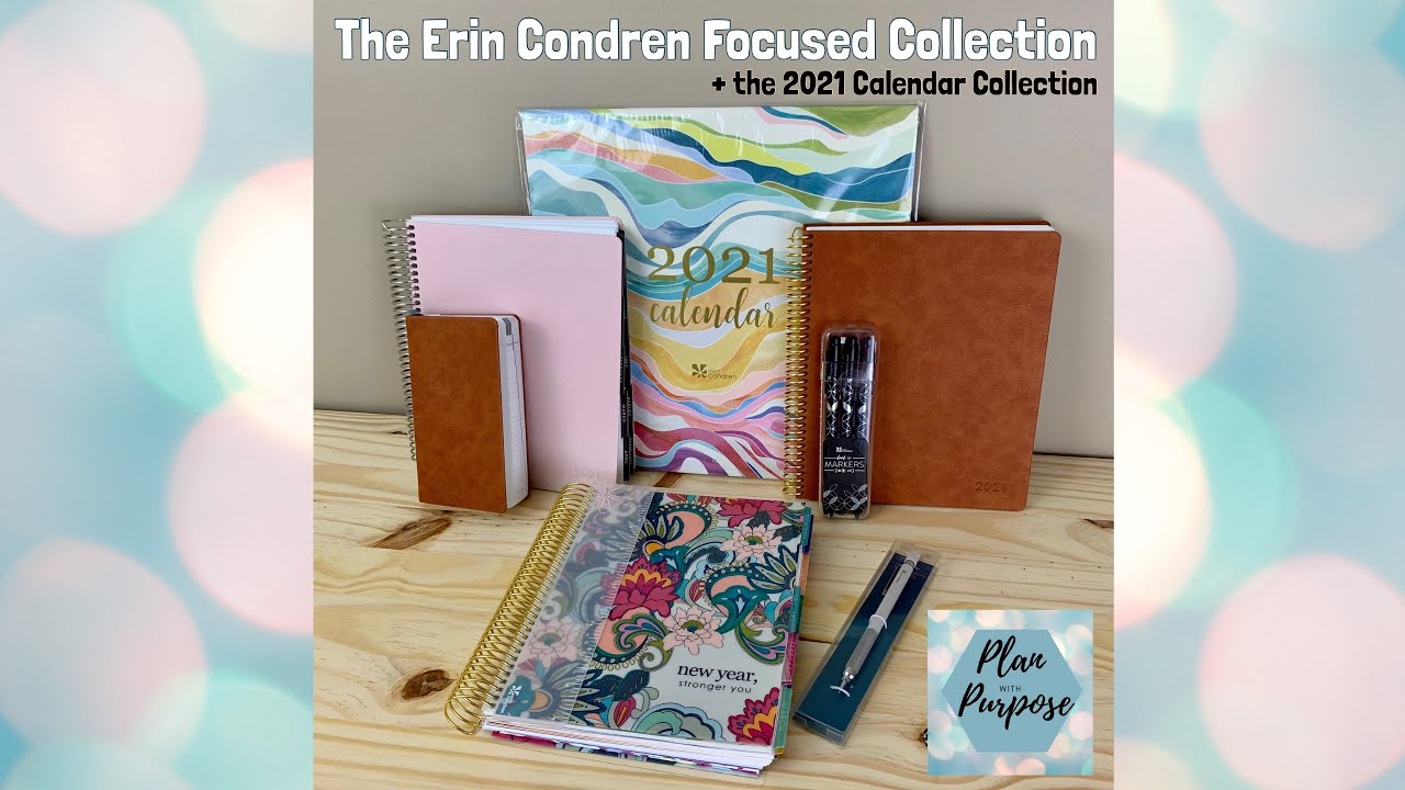 *NEW* 2021 Erin Condren Focused Collection +2021 Calendar Collection