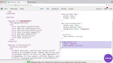 CSS ids | Frontend Fundamentals (HTML5 and CSS3)
