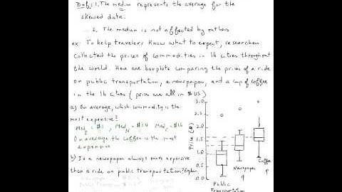 Box Plots (comparing distributions) #1