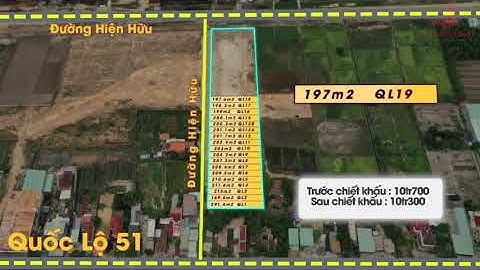 Tổng quan Khu Dân Cư Quốc Lộ 51. Thị Xã Phú Mỹ, Bà Rịa- Vũng Tàu.