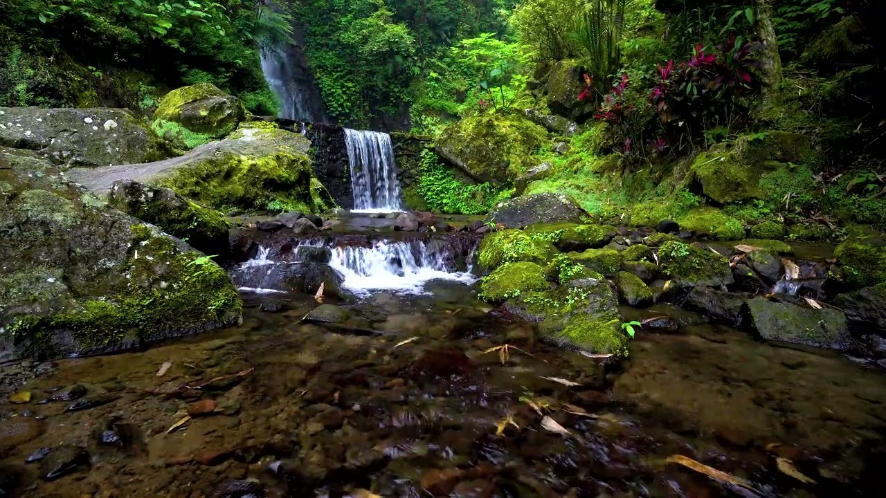 Healing river sounds and white noise for mindfulness and deep sleep