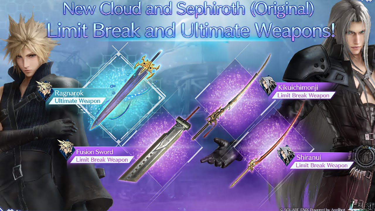 「FFVII: EVER CRISIS」Draw for New Cloud & Sephiroth (Original) | Limit Break and Ultimate Weapons
