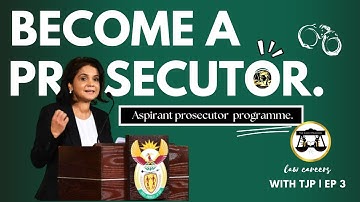Become a Public Prosecutor in South Africa + NPA The aspirant Prosecutor programme || EP3