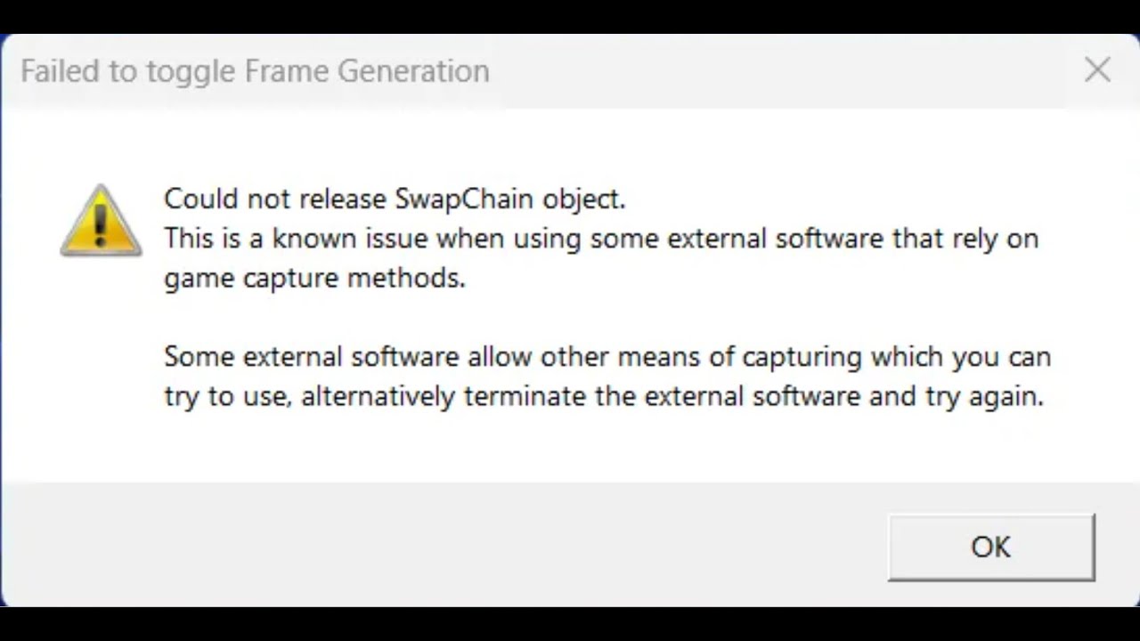 Исправлена ​​ошибка в игре Avatar Frontiers of Pandora: Не удалось переключить генерацию кадров, ...