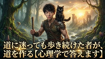 道に迷っても歩き続けた者が、道を作る