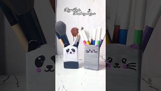 Turning Waste Into Something Cute 🌸😍#viral #diy #craft #organizer #shorts