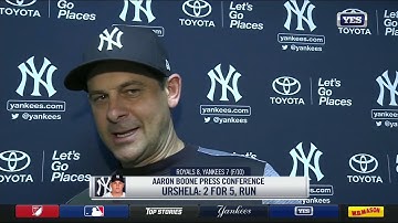 Aaron Boone discusses extra-inning loss